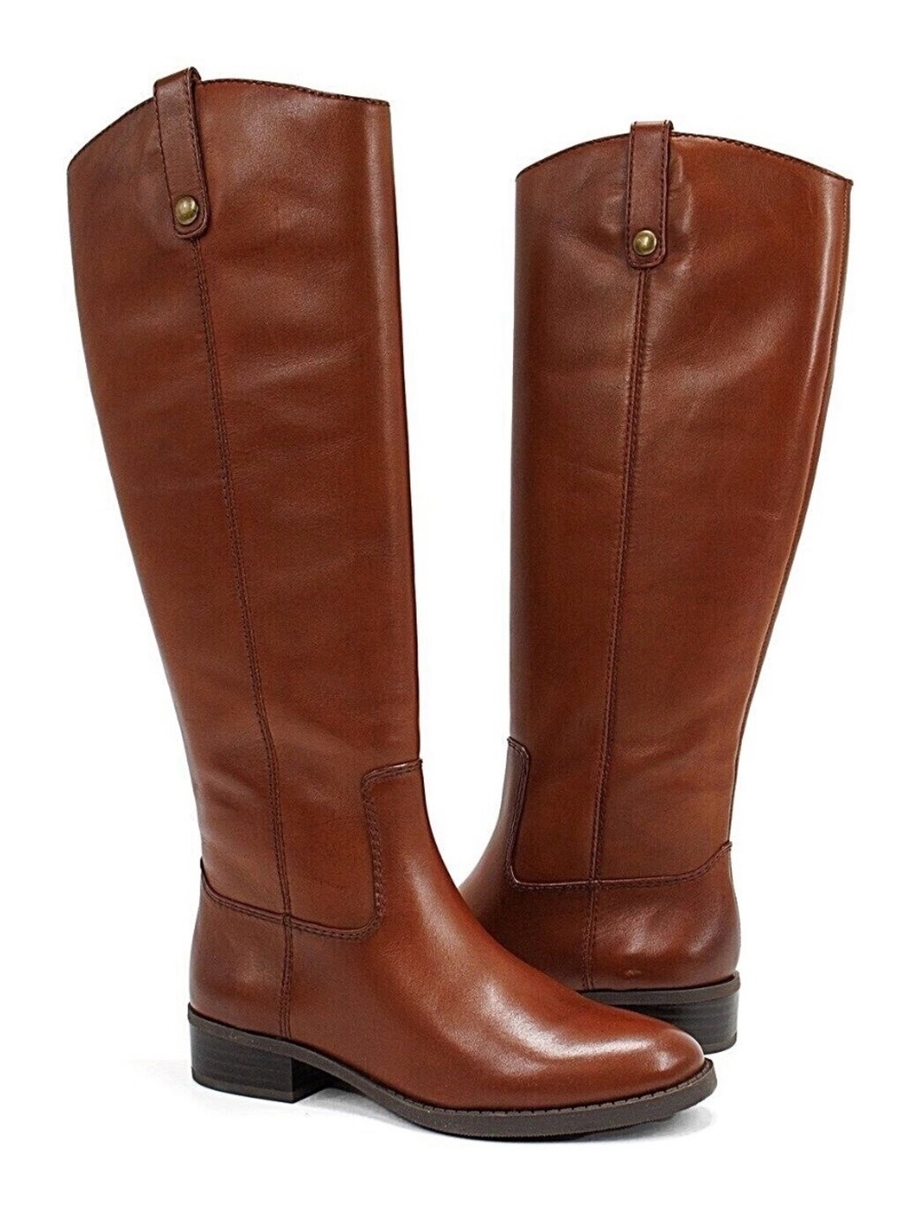 INC International Concepts Fawne Riding Boots Brown US 8.5 wide calf tall boots